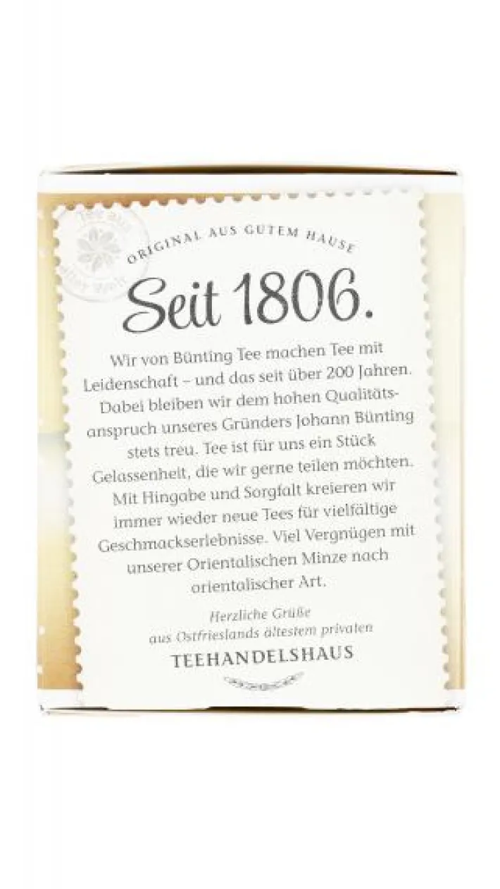 Bünting Tee Orientalische Minze20 x 1,80 g
