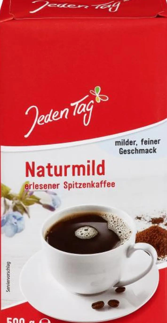 Bünting Tee Jeden Tag Naturmild Kaffee500 g