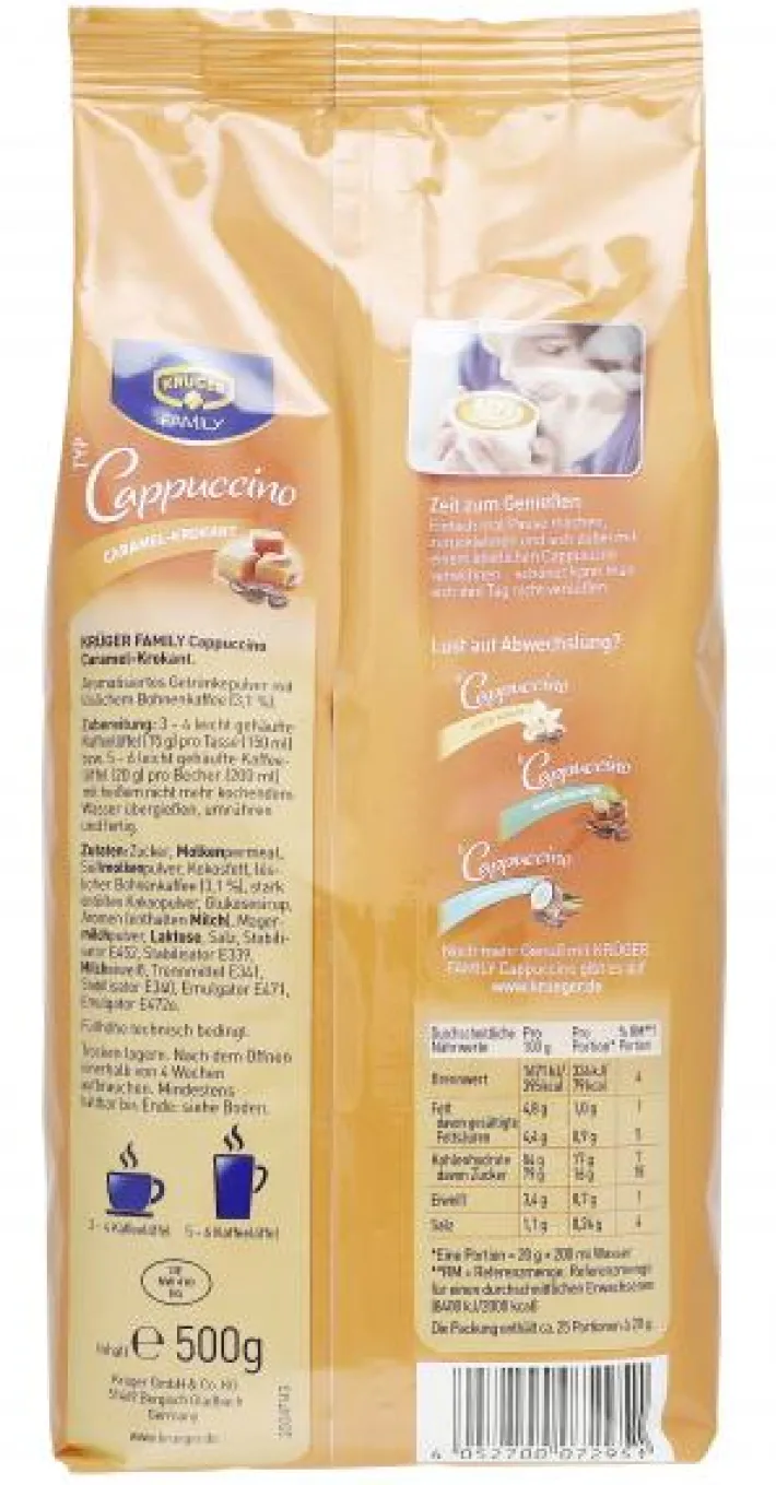 Bünting Tee Krüger Family Cappuccino Caramel-Krokant500 g