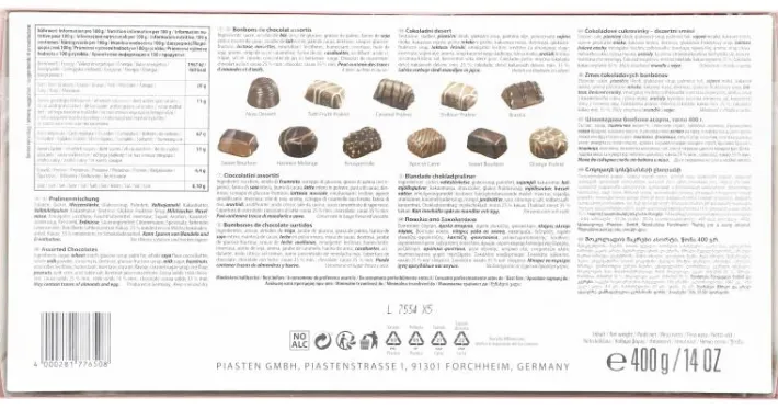 Bünting Tee Piasten Premium Praline Selection400 g